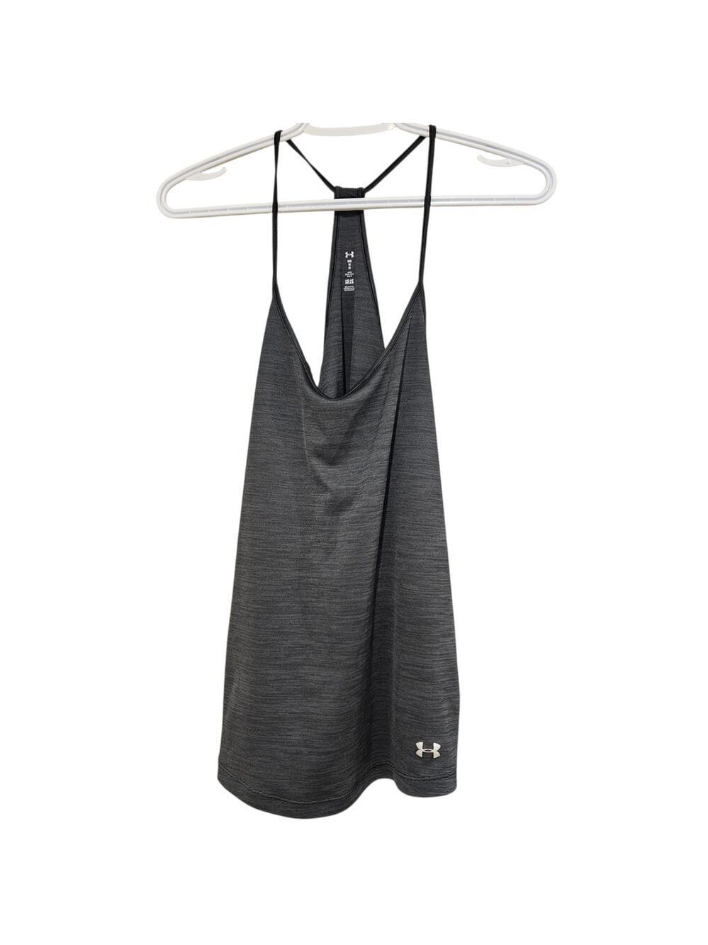 Under Armour HeatGear Racerback Tank Top | Women’s Medium | Gray